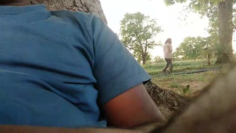 Public sex00: Я трясет своим хуем в поле, когда мой отчим приехал