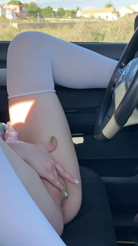 Naughty Time in My Car Parked on the Beach!