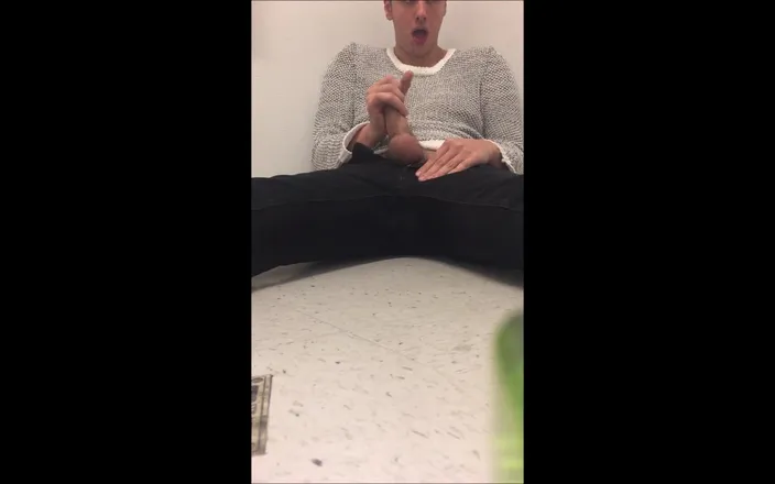 PvssyHvnter: Almost Caught Jerking in the Office Bathroom!
