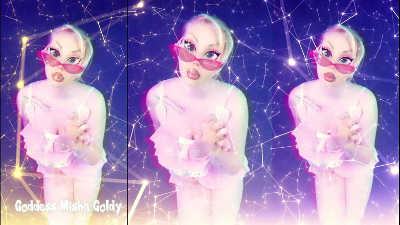 Goddess Misha Goldy: あなたのクリトリスを取り出し、私が屈辱を与え、愚かなゲイを訓練している間、あなた自身をジャークオフ