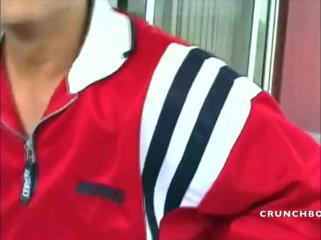 Latino Fucker: Emilio masturbates his cock for fun