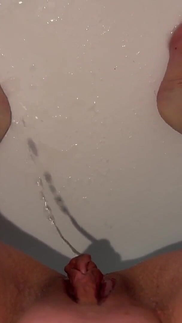 Peeing in the Bath POV