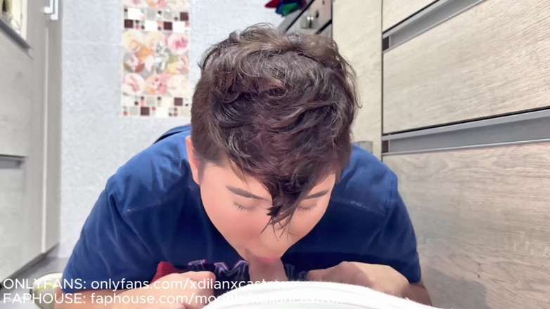 Dilan Castro: Delicioso sexo anal para bela gêmea Femboy até eu gozar...