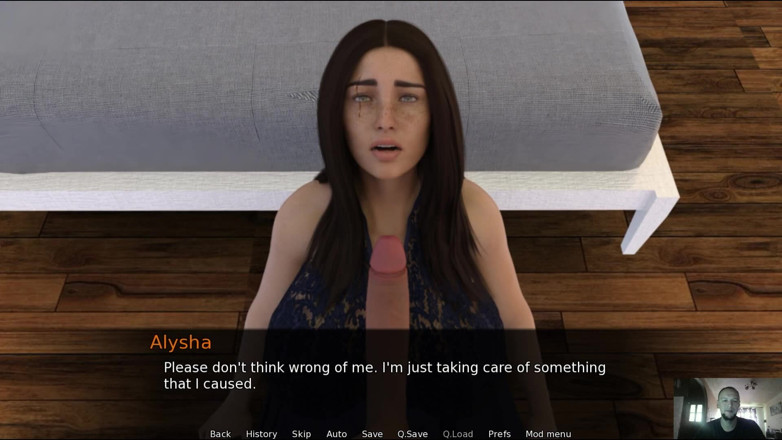 Sex game gamer: Strong cumshot on the face - Between salvation and abyss