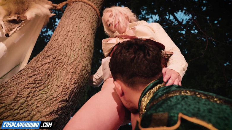Cosplayground: Gia Ohmy渴望jaskier那又长又硬的鸡巴 - 巫师色情角色扮演模仿