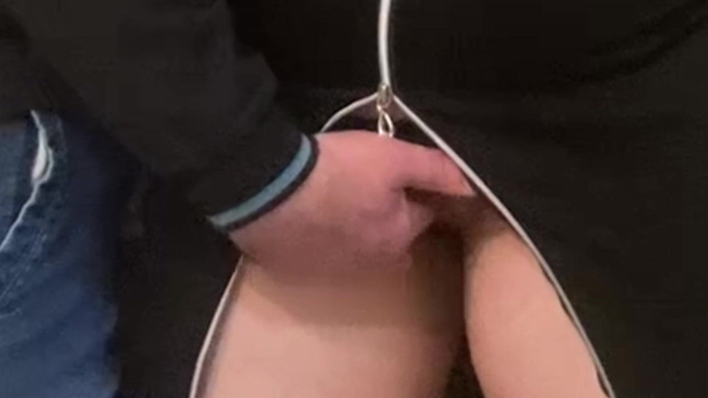 Niki studio: Subway Fantasy! Hairy MILF Fingered Under Dress