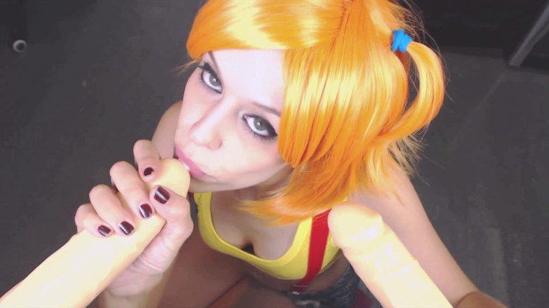 Candystart Videos: Misty Pokemon подвійний мінет. Особи