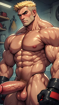 Ken Street Fighter Huge Cock (ai)