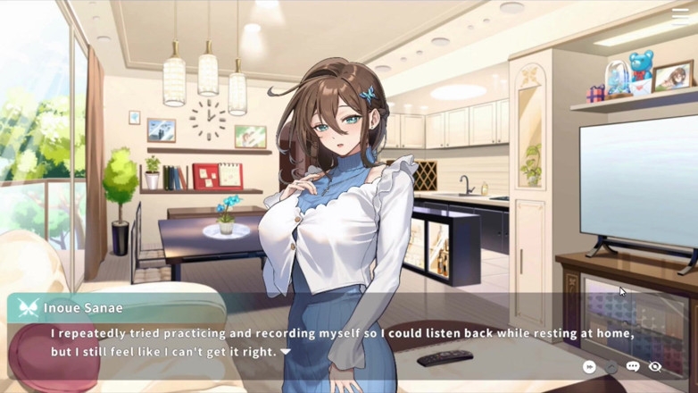 NSFWOtaku: Hentai -spel - förförisk gift kvinna får privata vokallektioner - v-älskare