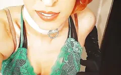 tammycross exposed in baby doll marked with pee from dominant man