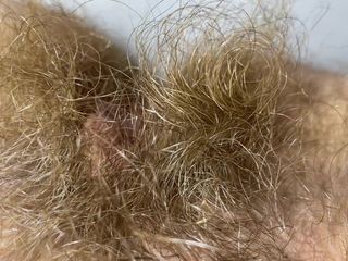 Cute Blonde 666: 10 Minutes of Admiration of My Hairy Pussy