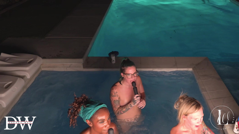 LyricsWay: Hot Tub Live Interracial Orgy