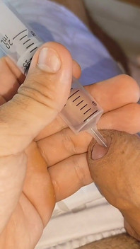 First Hardcore Cum Extraction in Syringe Part 1