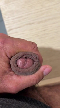 Zabawa z moim kutasem i spermą