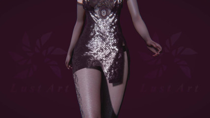 Lust art 3D: セクシーなメリッサキャットウォーク