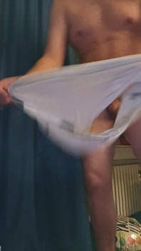 Chub Boy Pissing in White Undies