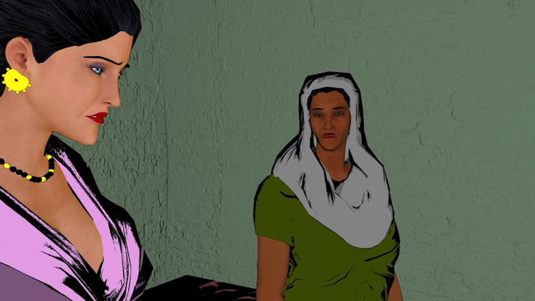 Animxyzn: Dia datang ke rumah ibu tirinya