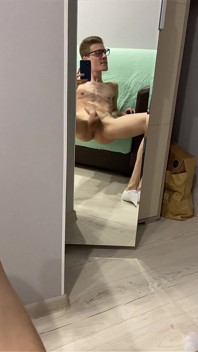 Jerk off in Front of the Mirror