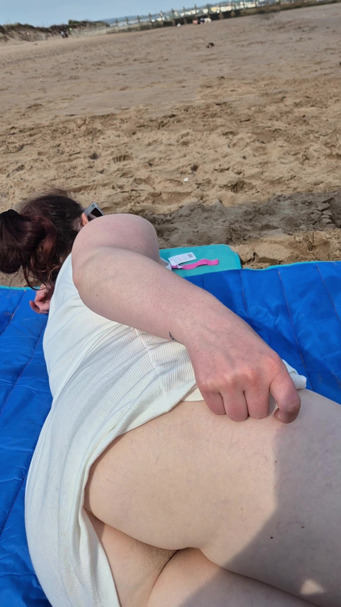 Mr D and Miss C: Public Nudity Amateur Sexy Wife Naked Playing with Herself on...