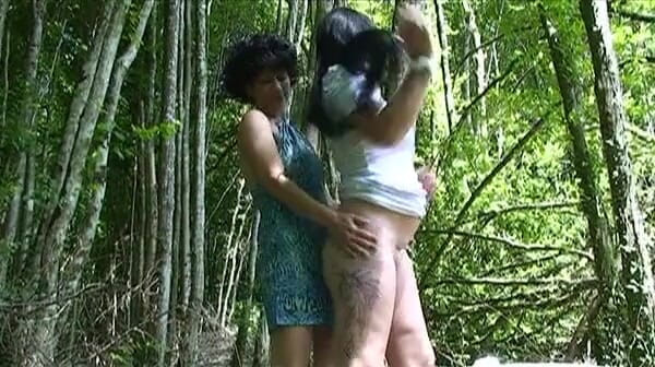 Hard Lesbians: Two gilfs feeling horny in the woods