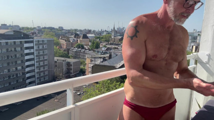 Sinn Silver: Outdoor stepdaddy Solo Wank