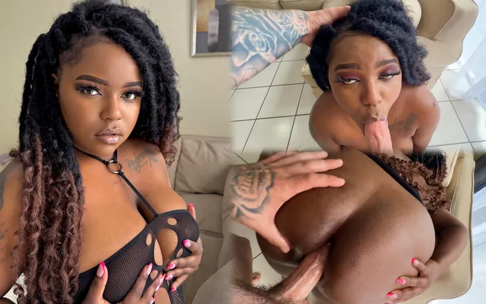 BootyClapper187: Busty Black Babe Gets Anal Fucked by a White Guy