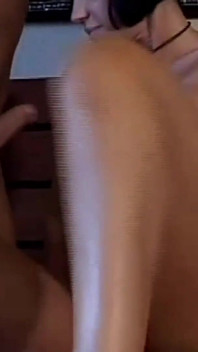 The Husband Is at Work and the Slutty Wife Gets Her Ass Pounded by the Handsome Young Man