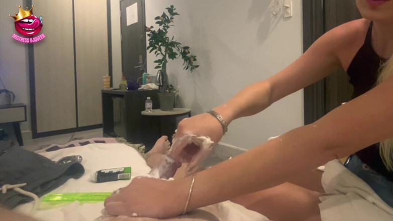 Mistress_BJQueen: Golenie pianka kutas udręka i odmowa