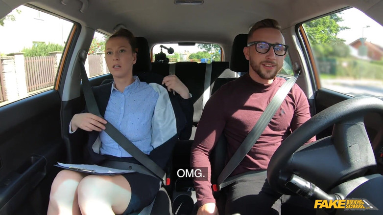 Fake Driving School: Lick My Pussy to Calm Me Down