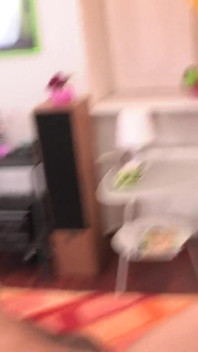 She sucked him off until she gagged, then he rammed it up her ass