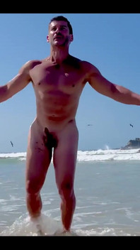 Naked Workout in Zipolite Mexico. Jumping Jacks with a Sprawl