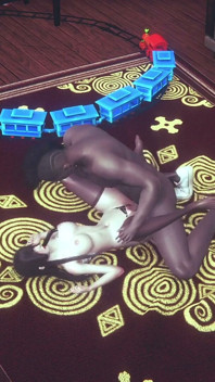 Pelajar muda dapat zakar hitam - animasi 3D