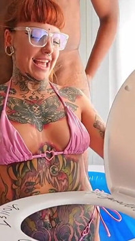 Toilet Seat Series! First Epsiode Ft Pornstar POV