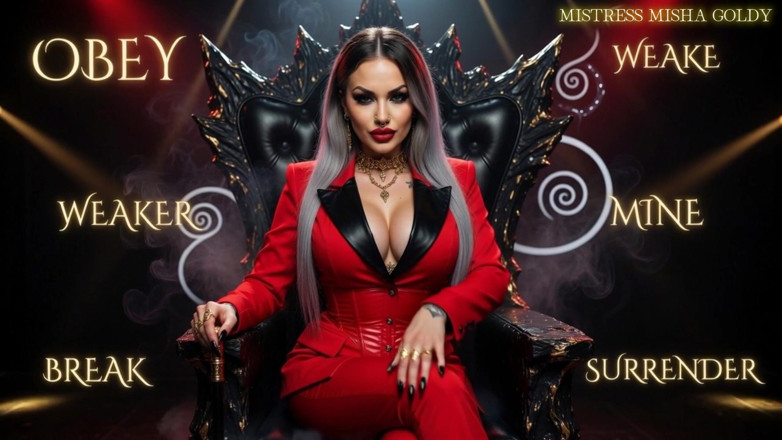 Goddess Misha Goldy: Obéissez à mes 7 tests psychologiques JOI