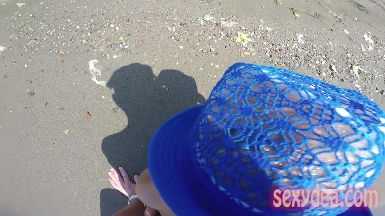 King of datass: Sexydeas šukání na pláži POV