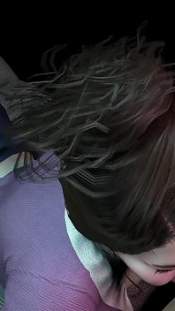 POV에서 오럴하는 핫한 아시아 메이드 밀프 | 3D 포르노