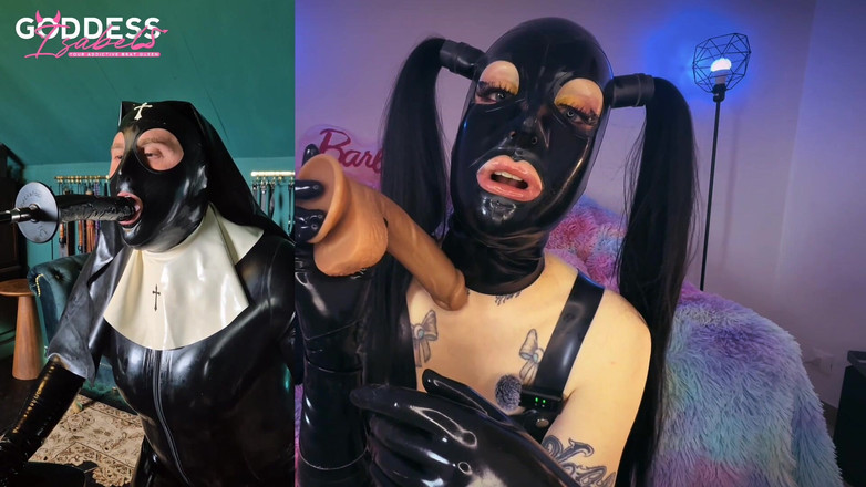 LDBMistress: 101 feat rubber doll layla lagi asik nyepong kontol