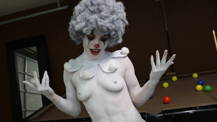 Pervy Studio: Naked body clown