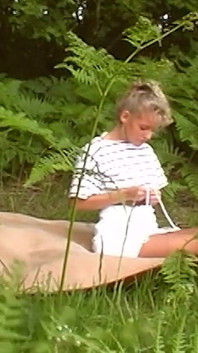 Blonde Amateur in the Forest