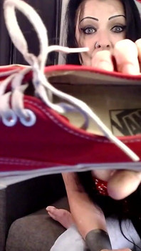 Red Vans Sneakers