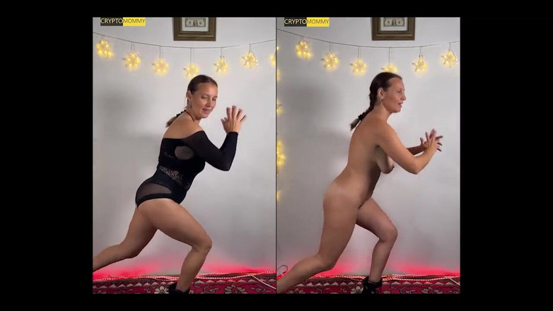 Crypto Mommy: Podívej se na děvky v tělocvičně a jsou nahé
