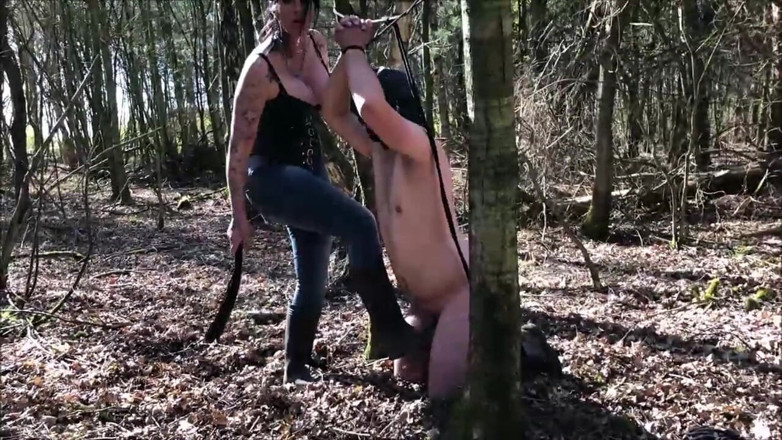 Nica Nordic: Slave training of the mistress in rubber boots