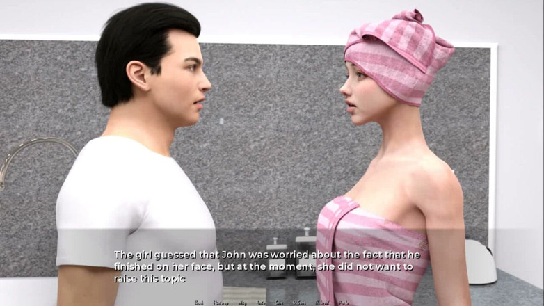 Dirty GamesXxX: Descendre. Une femme suce la bite de son mari, éjaculation faciale...
