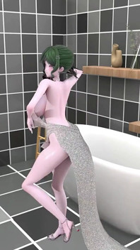 St. Louis danza del bagno hentai tell me song azur lane mmd 3d capelli verdi morbidi edit Smixix