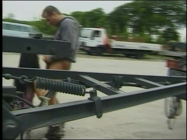 Fantastic MILF Fucked by Trucker in Who Cums on Her Small Tits (Forte Porno)
