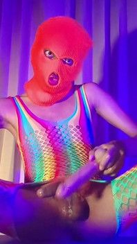ไอโม่งสีส้มย้อมหมอยเย็ดควยปลอม