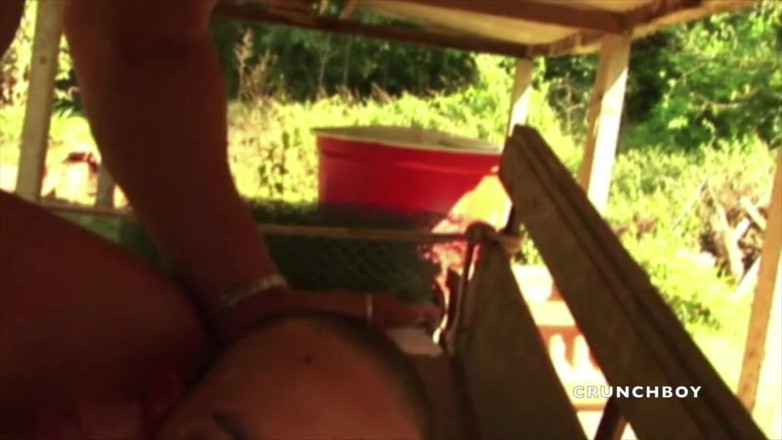 Latino Fucker: Two muscle Latinos fuck when their girlfriend is absent