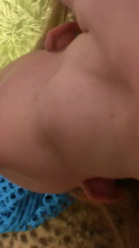 Amelia Rose makes a video while giving a blowjob