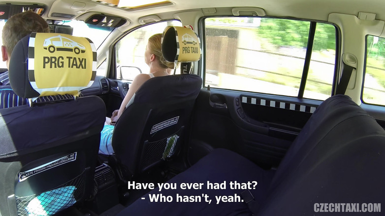 Czech Taxi: Blonde Rides a Cock