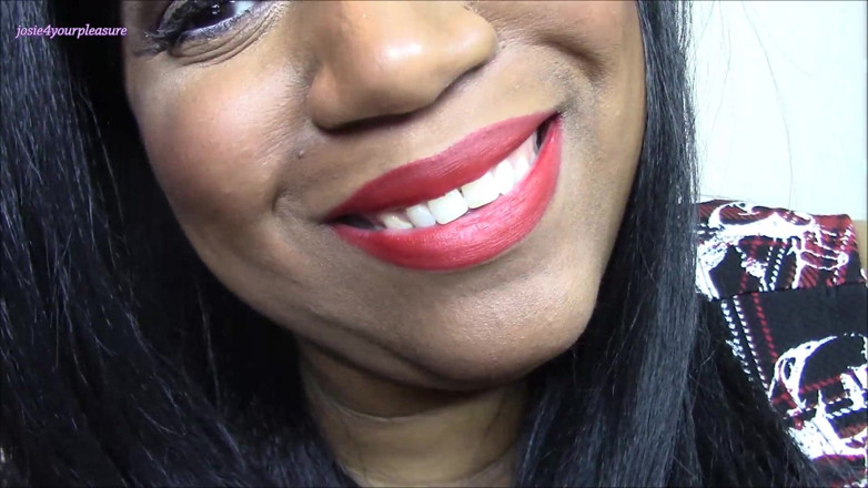 Josie4yourpleasure: ปากแดงใน Matte Iconic HD